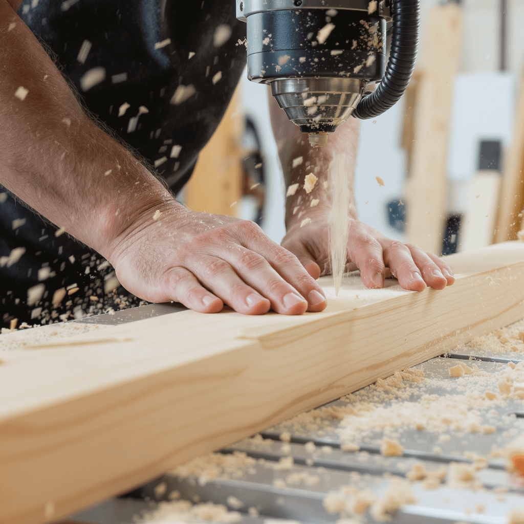 Router table tips for woodworking with featherboard and fence setup