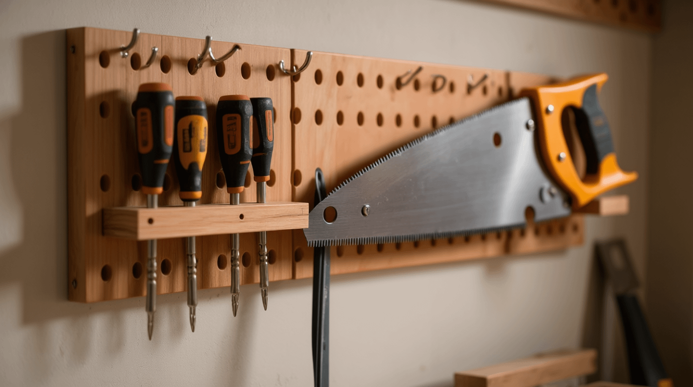 French cleat accessories for DIY tool storage — customizable, modular workshop organization ideas.