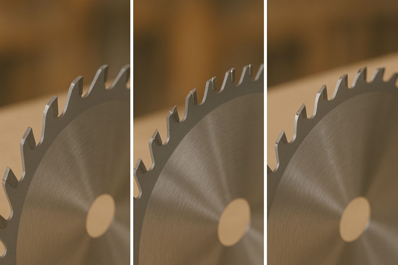 Table saw guide to blade types: ripping blade vs crosscut blade vs combination blade comparison
